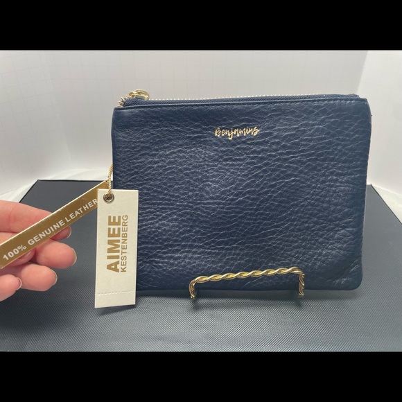 New Aimee Kestenberg Benjamins Leather pouch wallet. - Picture 1 of 5